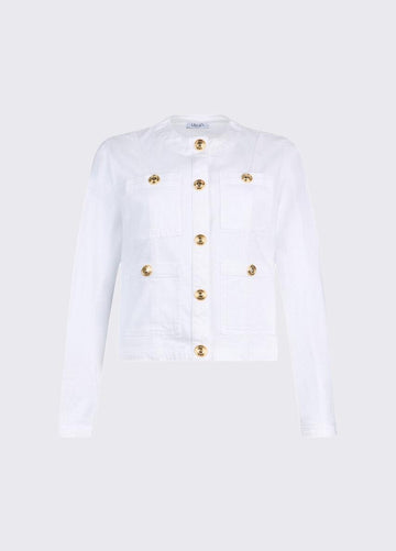 giacca con bottoni logati UA6260D0275 11111 LIU JO DENIM 