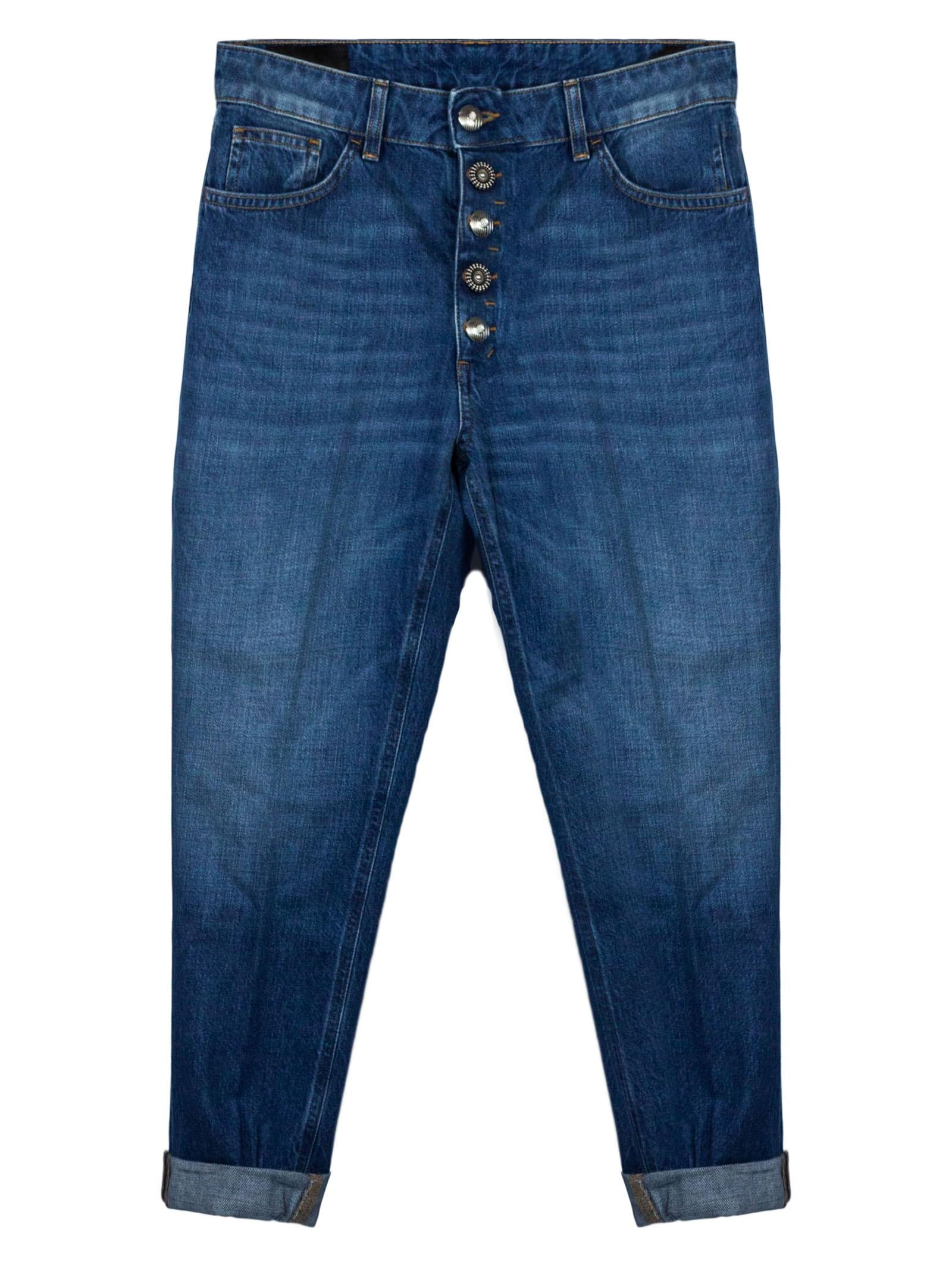 jeans con bottoni gioiello DP268BDFE286DMR3 800 DONDUP 