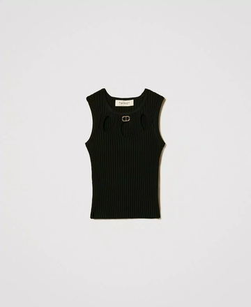 top a costine cut out 251GJ3413 00006 TWINSET GIRL 