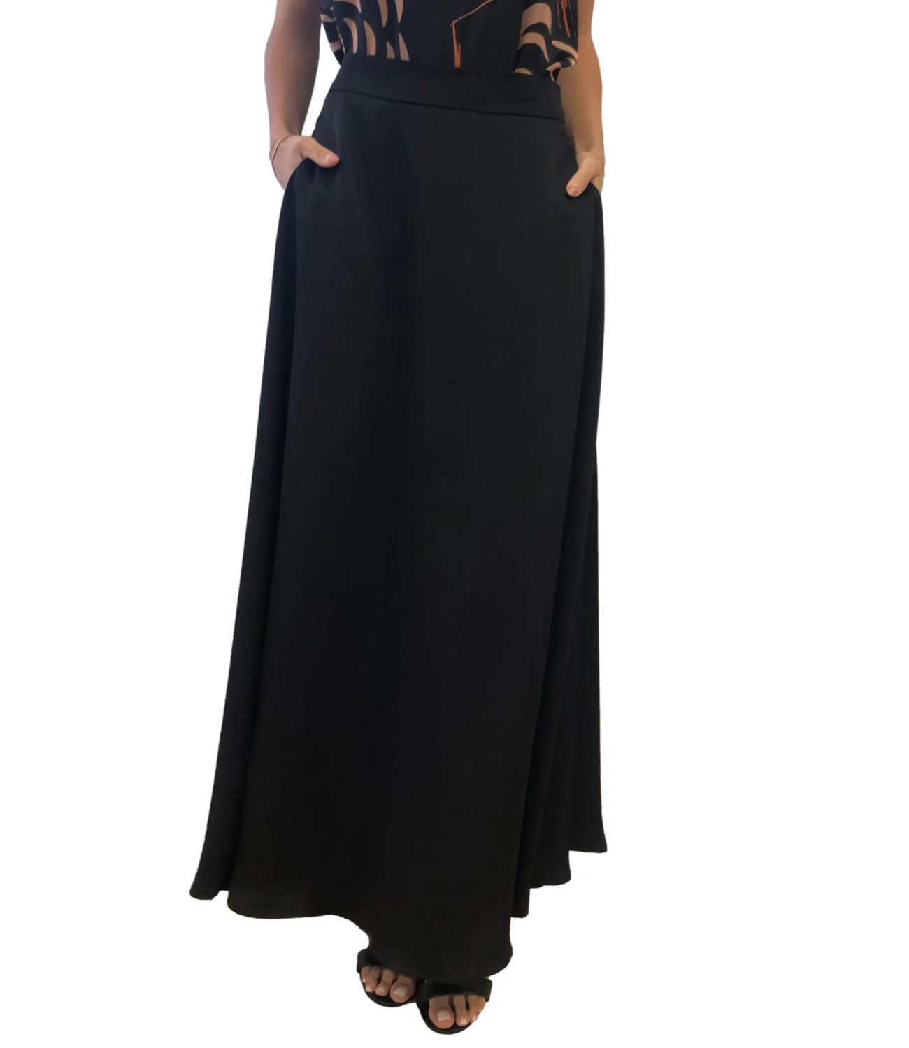 Gonna lunga P124FS162 BLACK ANONYME 