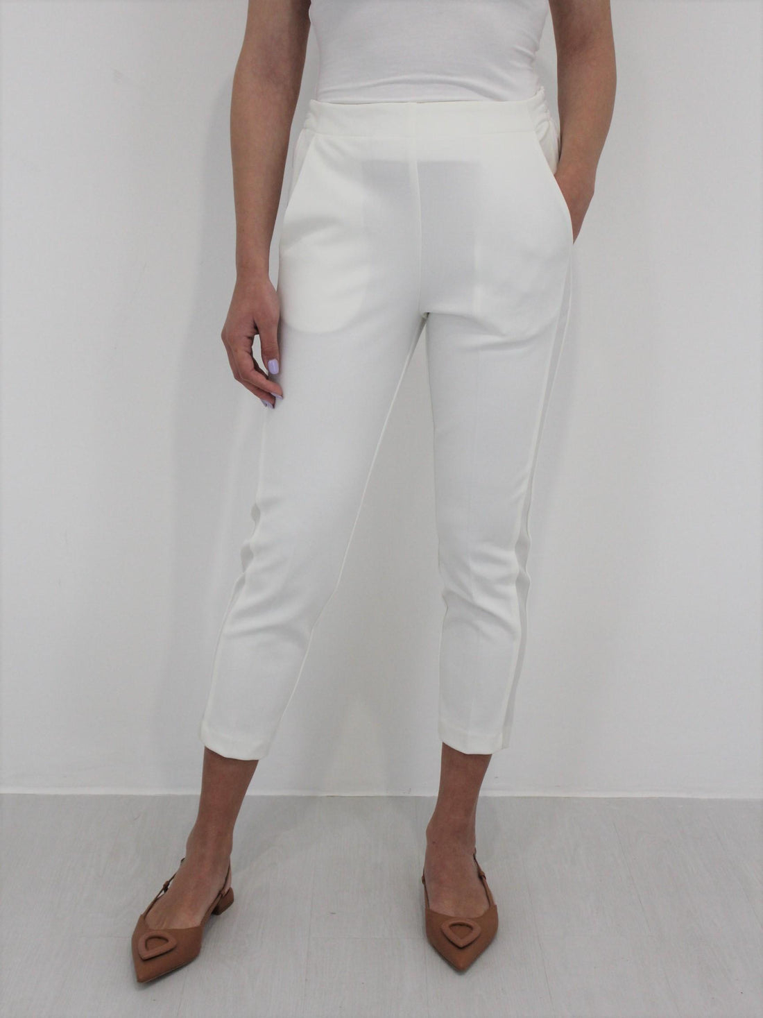 pantalone slim natural TE0044 NATURALE VICOLO 