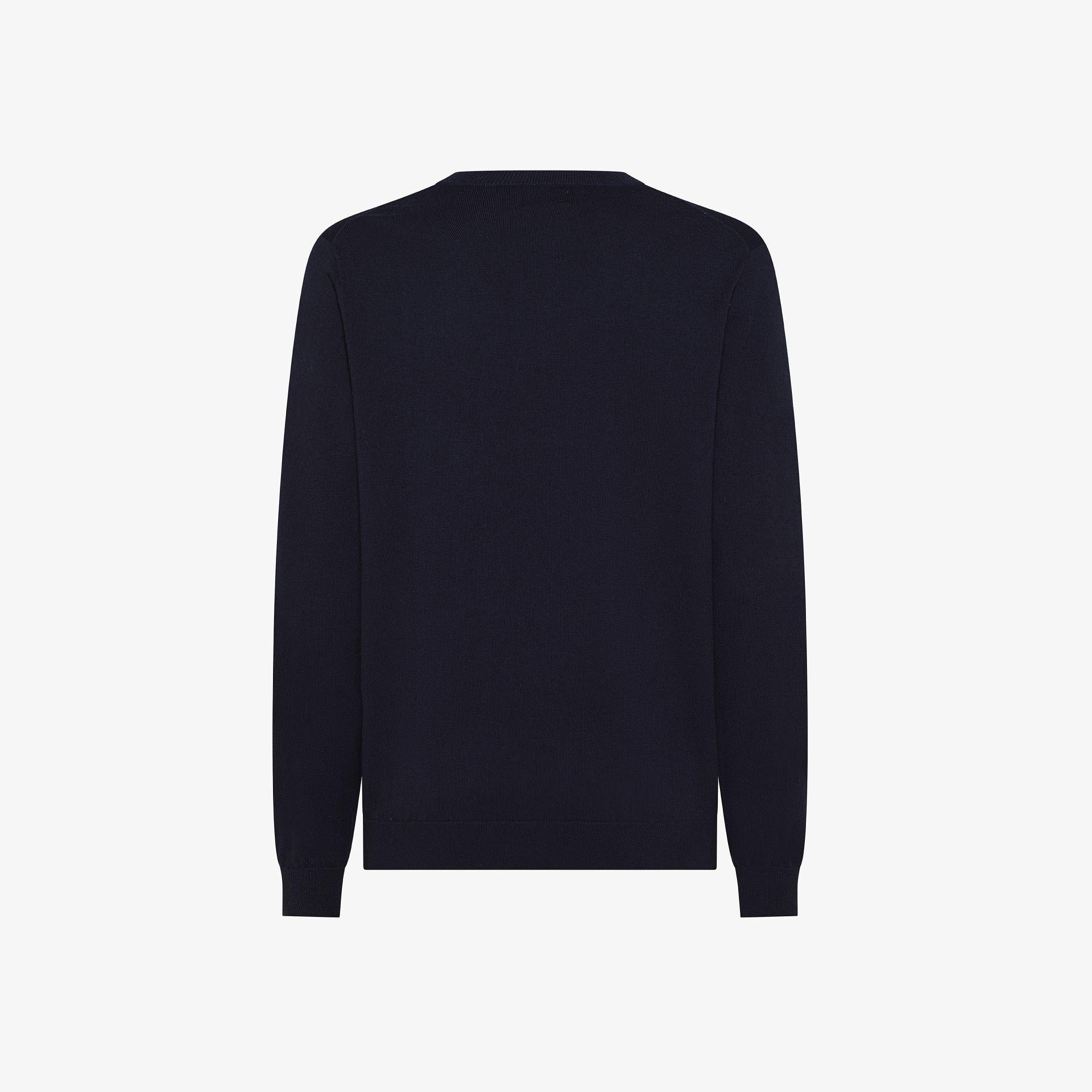 Maglione in lana e cotone a rombi K45150 0734 SUN68 