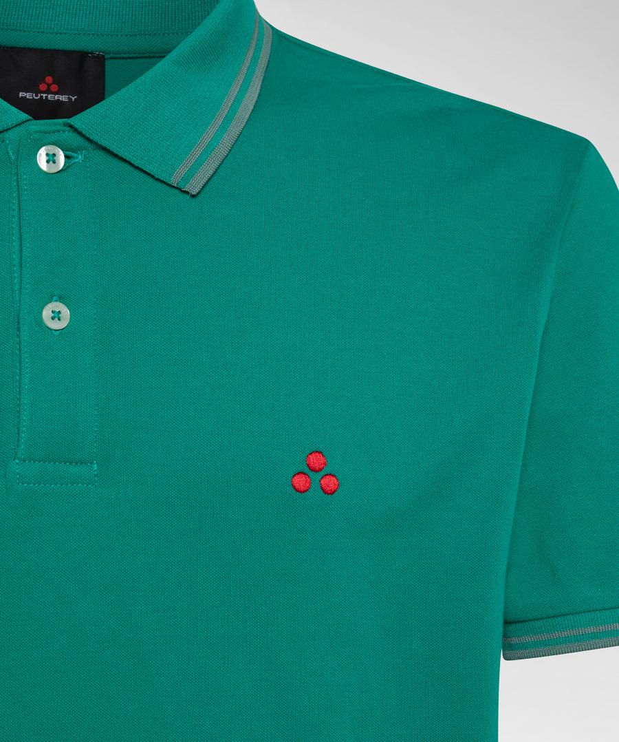 POLO STRETCH CON LOGO PEU3522 99011991 628 PeUTEREY 