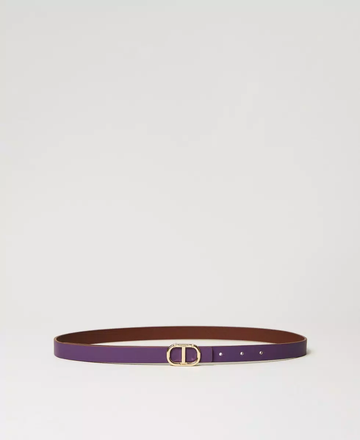 Cintura reversibile in pelle 232TO550A 11166 TWINSET 