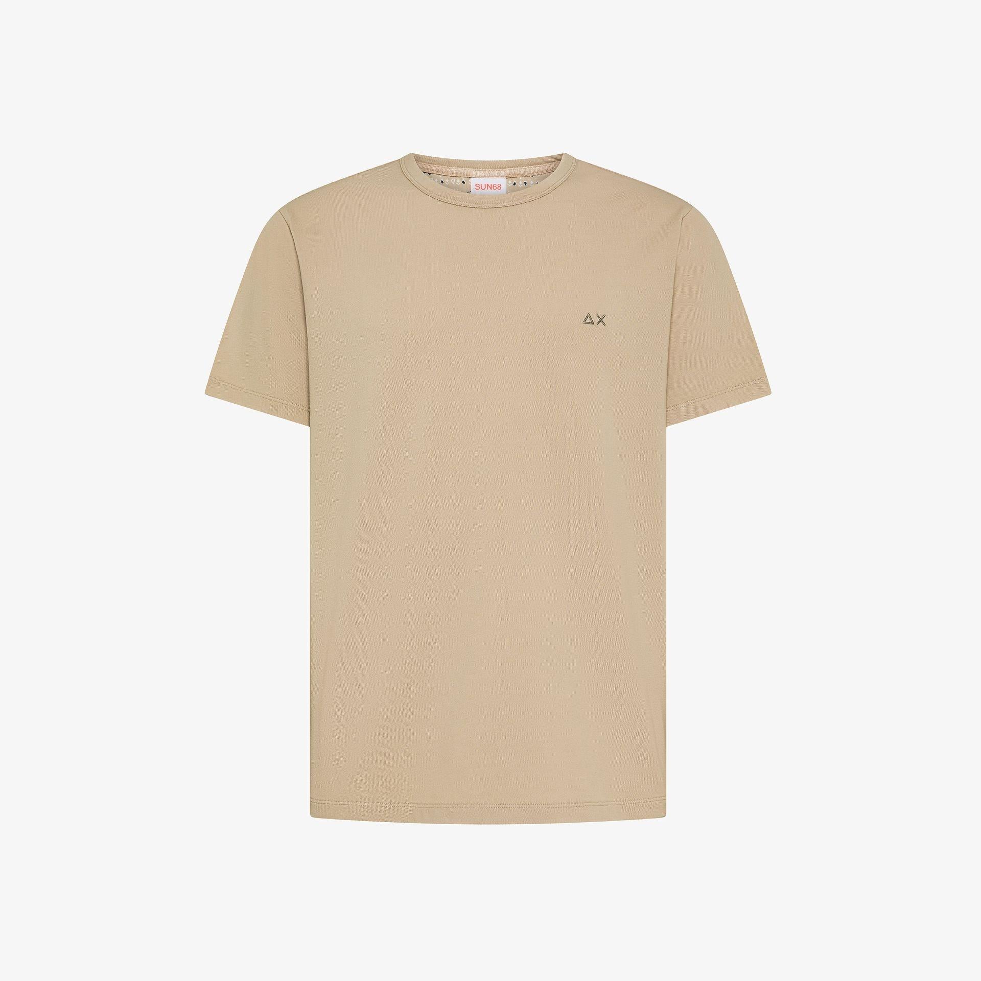 t-shirt maniche corte con logo T36123 STONE SUN68 