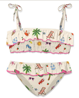 MC2 SAINT BARTH costume due pezzi melie Bianco