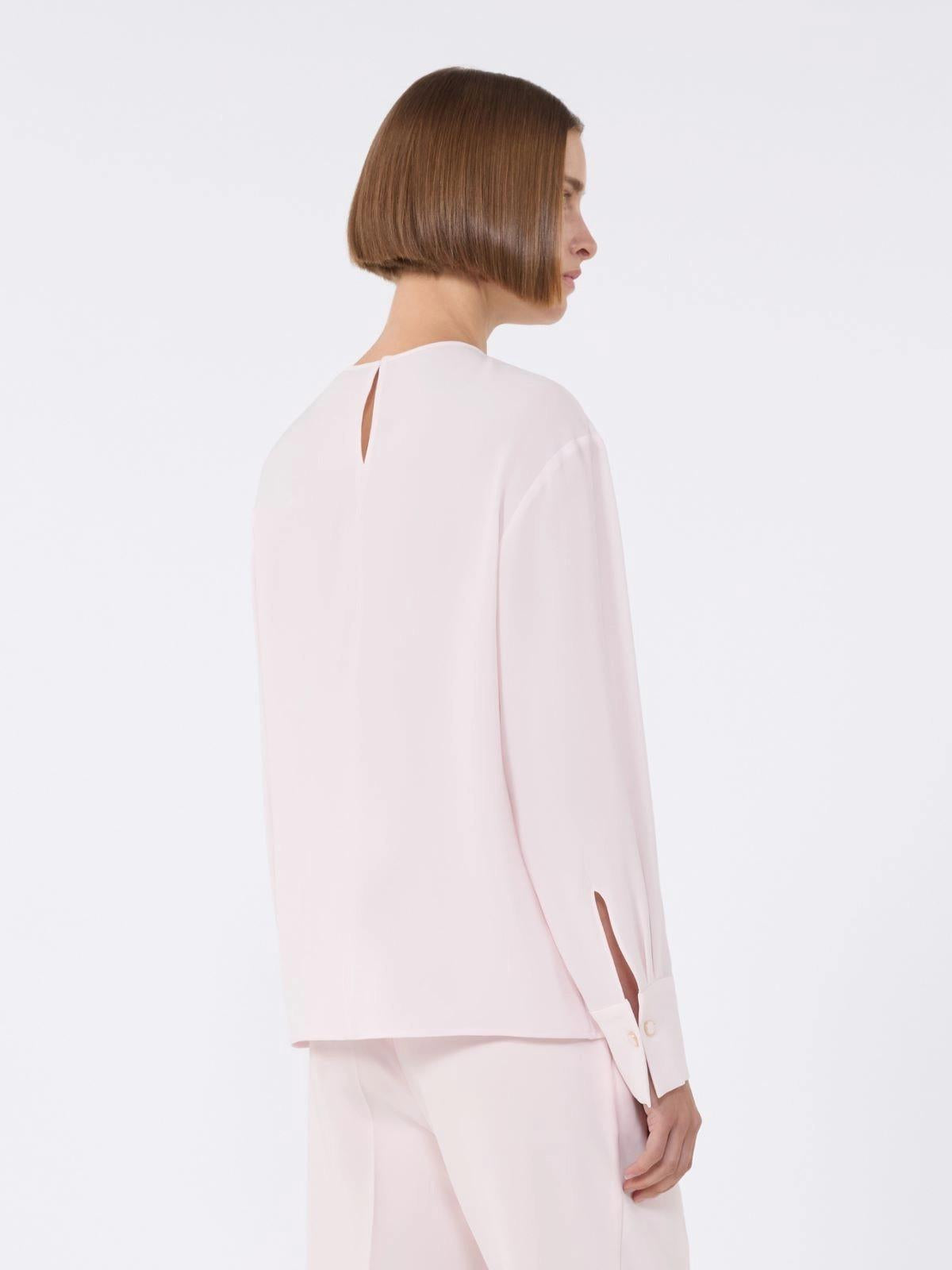 blusa in cady leggero MSTKAKI 015 MAXMARA STUDIO 