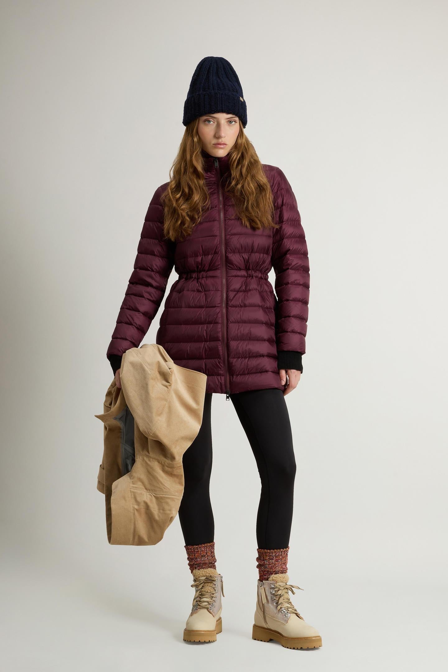 parka 3 in 1 in velluto CFWWOU2106FRUT5010 8908 WOOLRICH 