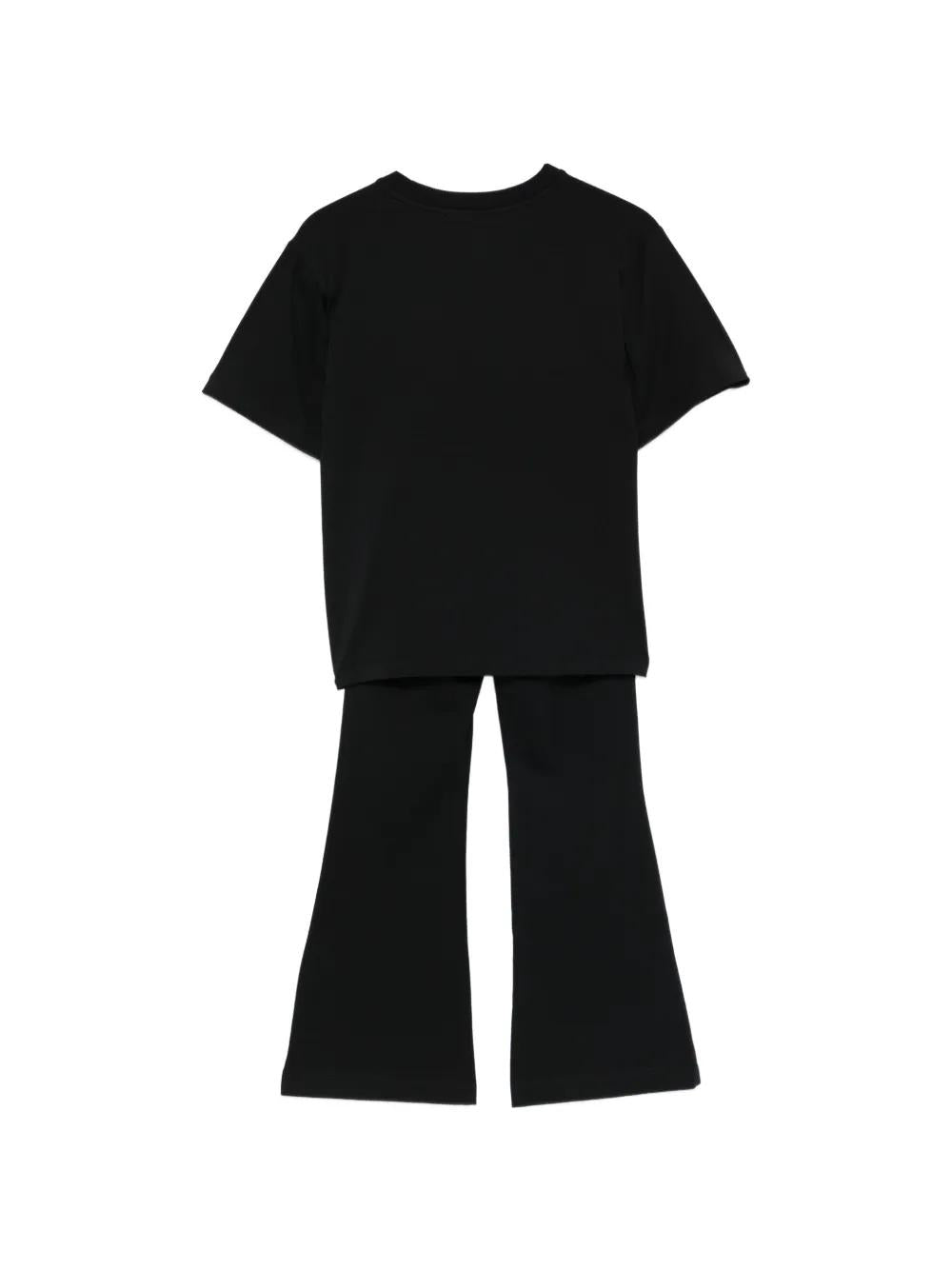 tuta con pantalone e maglietta HDG01P LBA00 60100 MOSCHINO KIDS 