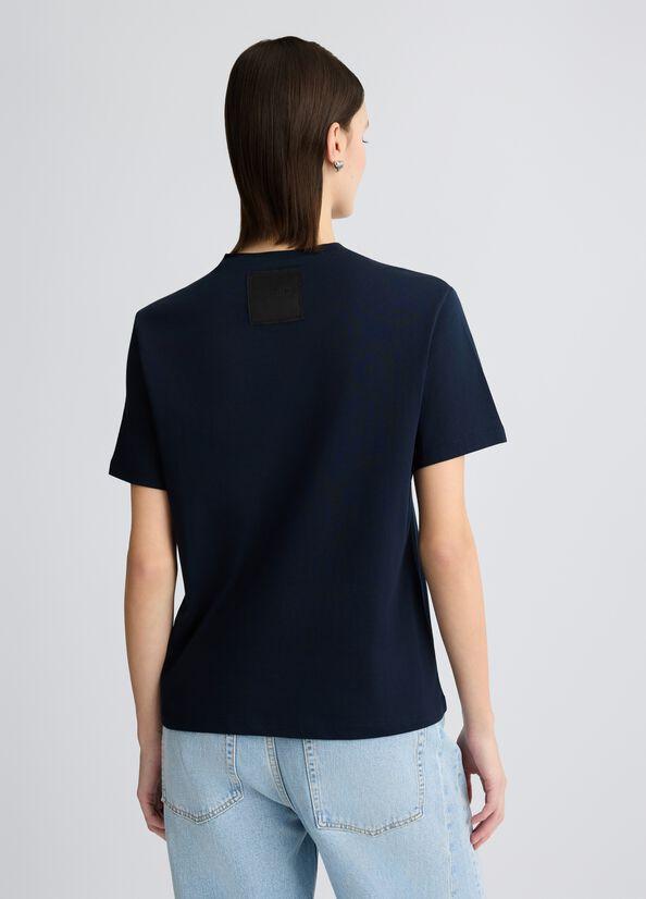 t-shirt basic con patch CA5392J6308 X0234 liU JO 