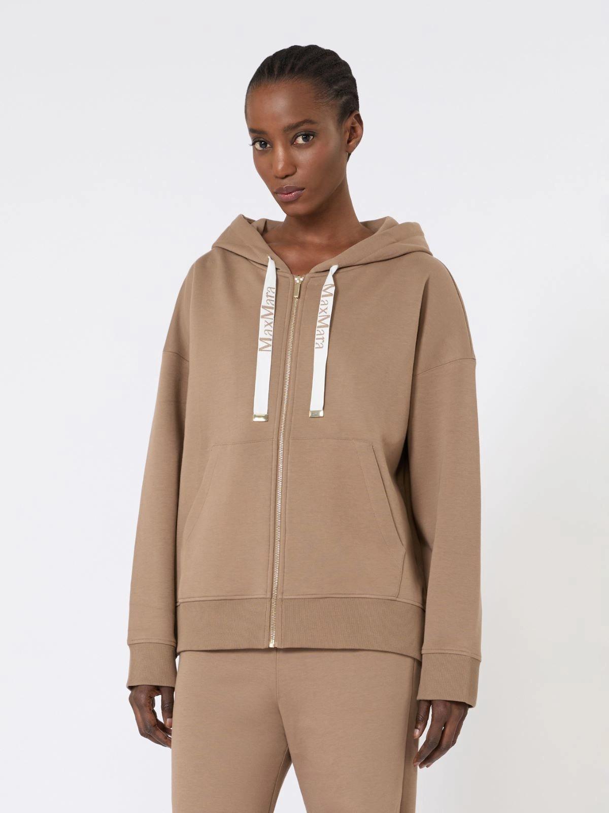 felpa con zip in jersey tecnico SMMJOUR 006 S MAXMARA 