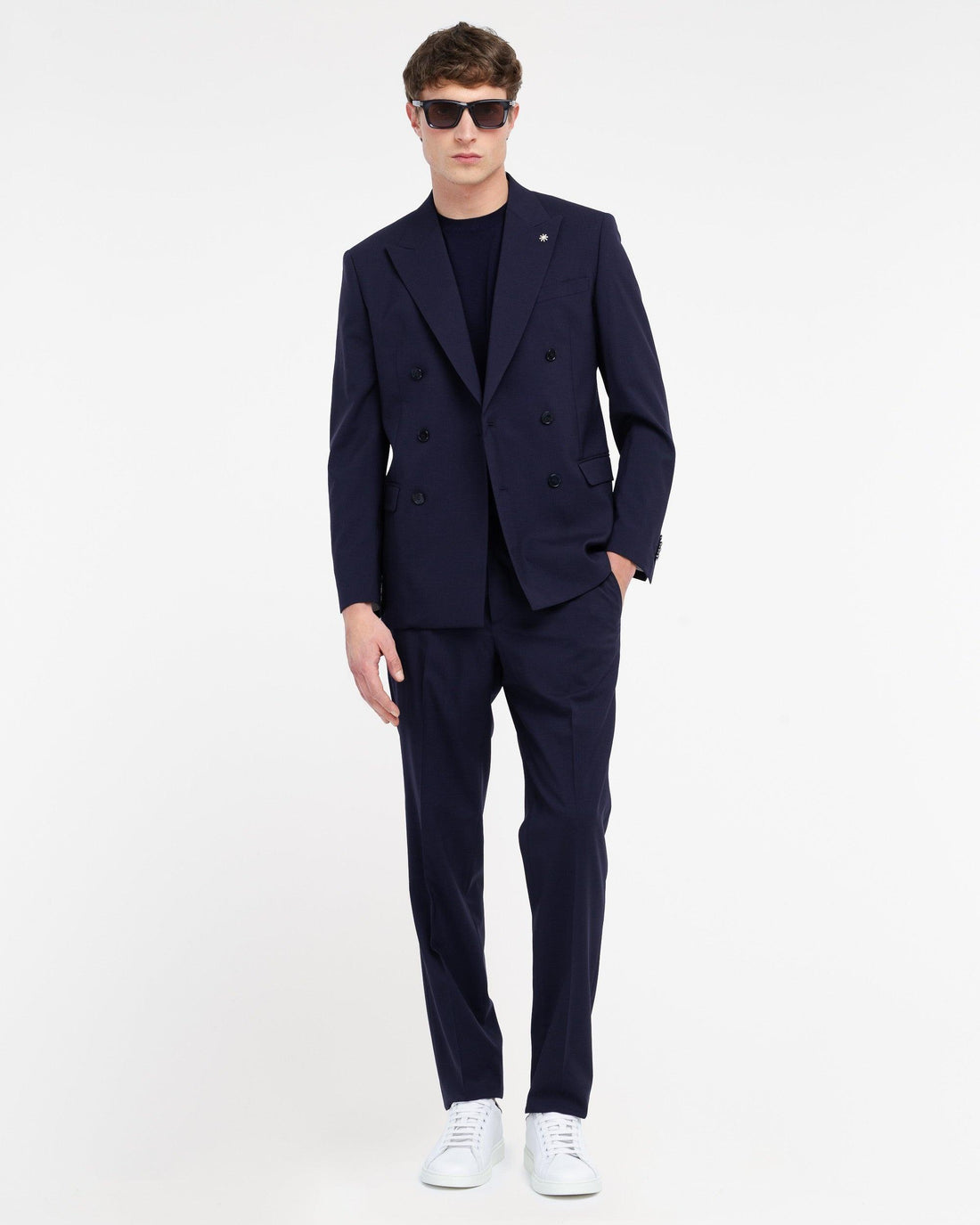 abito doppiopetto in fresco lana stretch 4032A3378 260000 89 MANUEL RITZ 