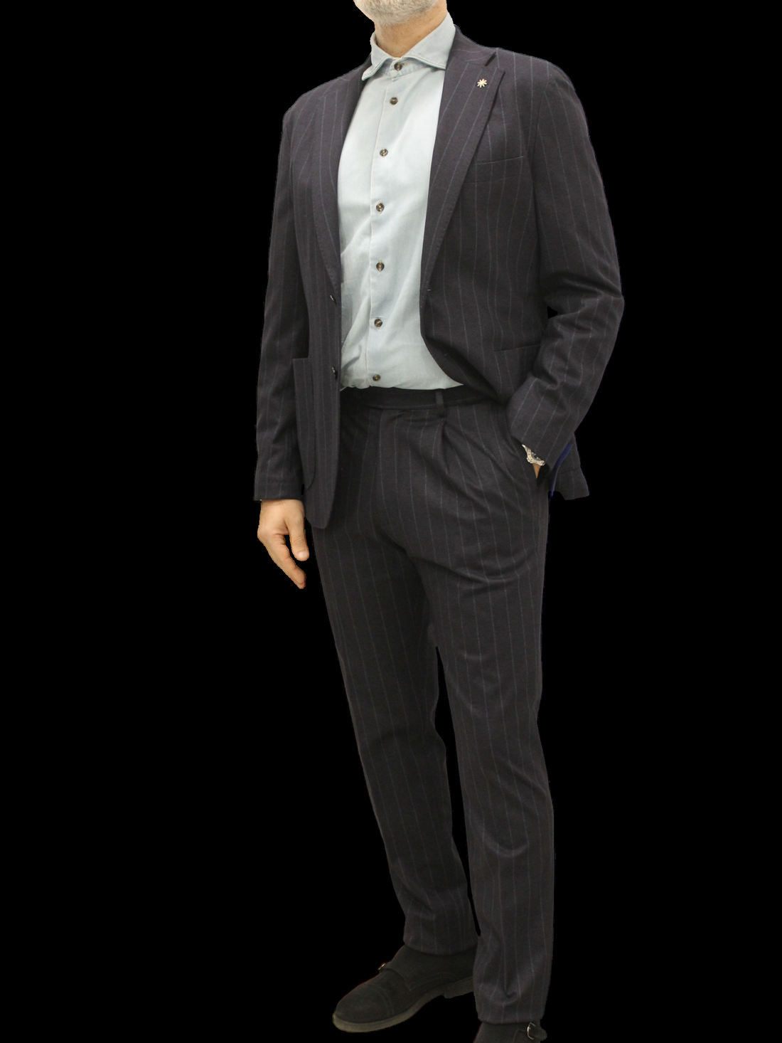 completo gessato 3932A3728MC 253755 89 MANUEL RITZ 