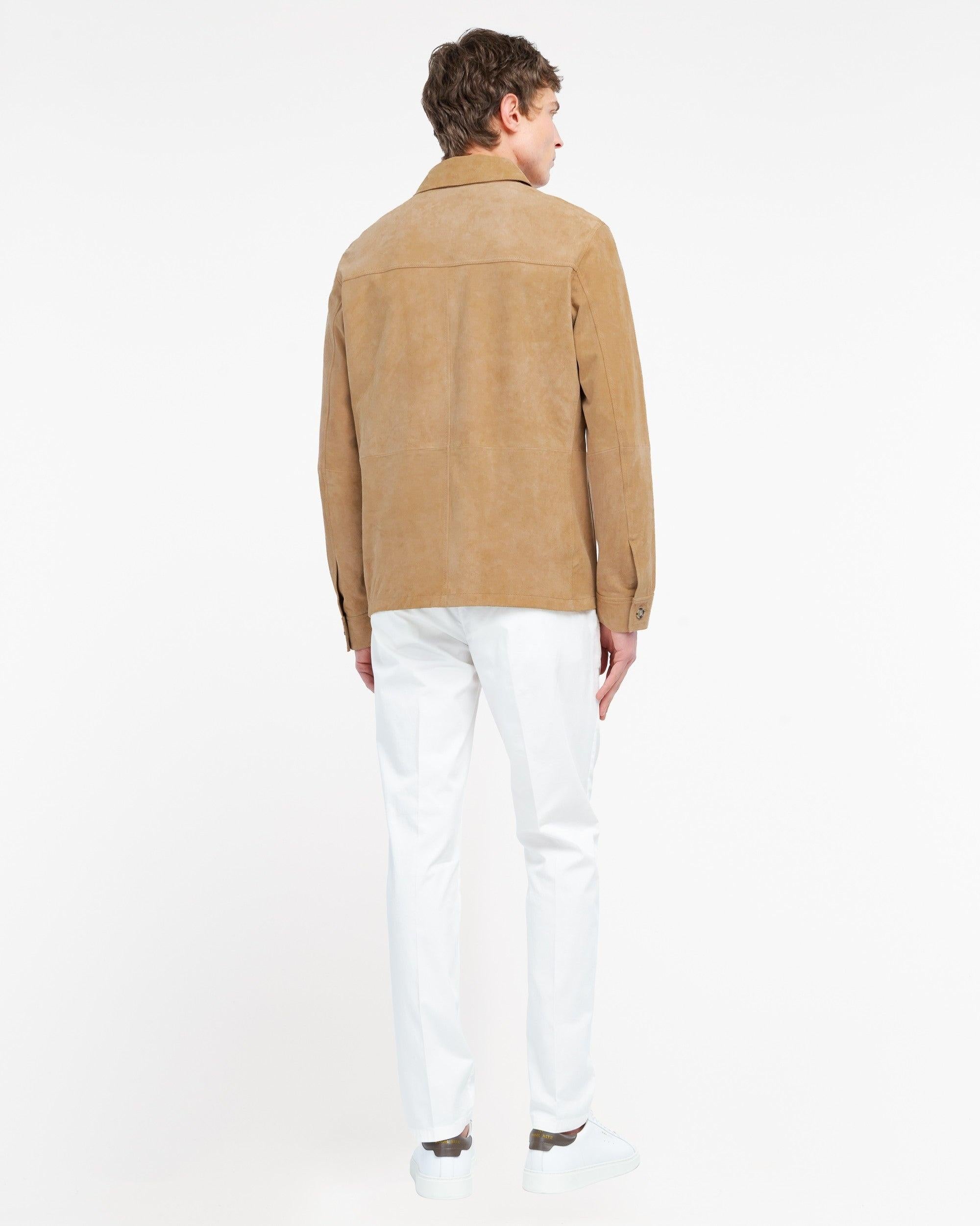 giubbino overshirt in suede 4032H8603 263420 25 MANUEL RITZ 