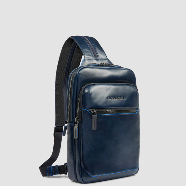 monospalla con portabilità a zaino CA6589B2 BLU2 PIQUADRO 