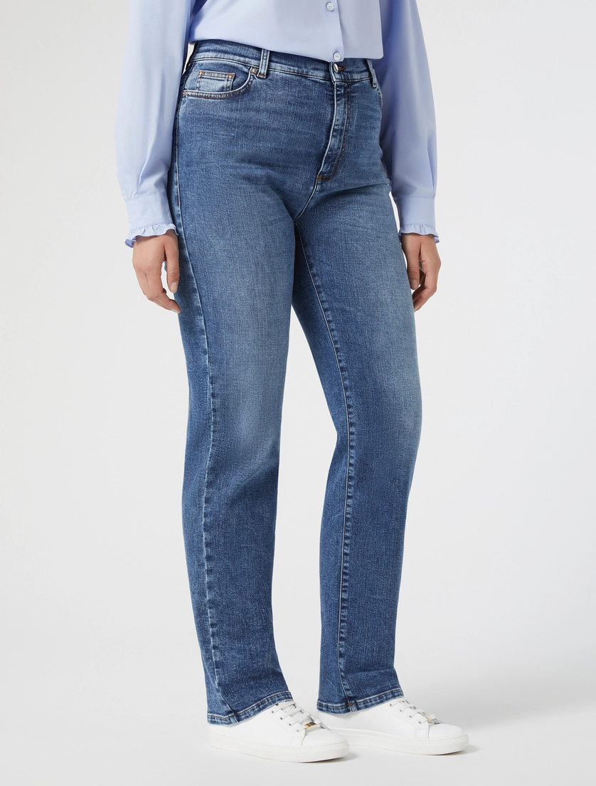 jeans in denim di cotone VOLTA 005 MARINA RINALDI 