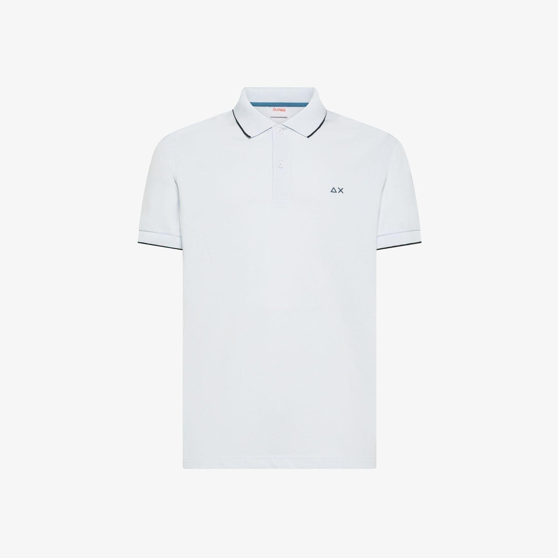 polo small stripe A36111 BIANCO SUN68 