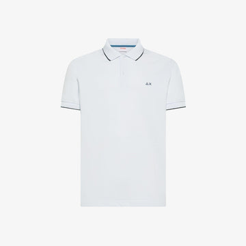 polo small stripe A36111 BIANCO SUN68 