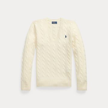 maglione a trecce in lana e cashmere 211-971866 001 RALPH LAUREN POLO 
