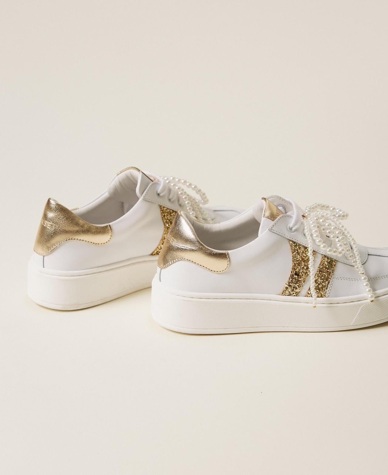 sneakers con glitter 261GCJ-012 13238 TWINSET GIRL 
