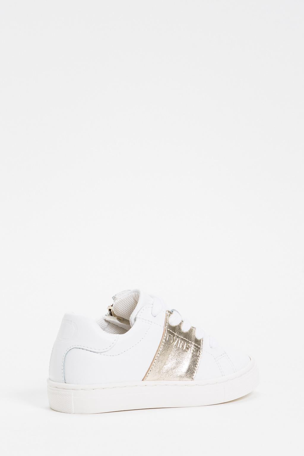 sneakers con inserto oro 251GCB010 12173 TWINSET GIRL 