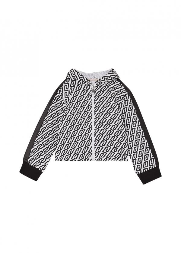 felpa full zip con cappuccio KA6093FS858 L9028 LIU JO JUNIOR 