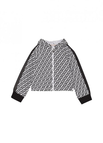 felpa full zip con cappuccio KA6093FS858 L9028 LIU JO JUNIOR 