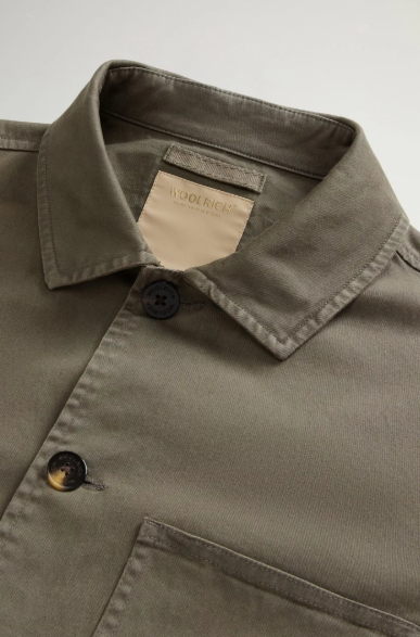giacca a camicia chore in twill CFWOOS2042MRUT5262 6667 WOOLRICH 