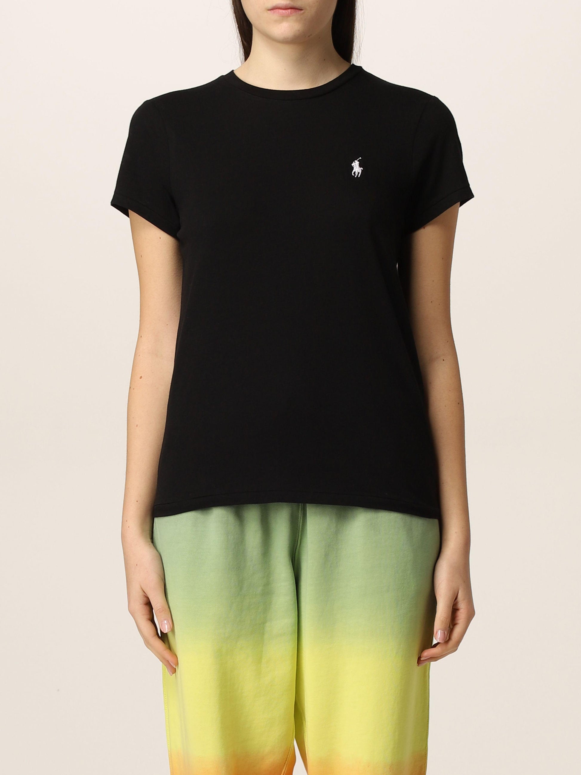 T-shirt con logo ricamato 211-847073 008 RALPH LAUREN POLO 