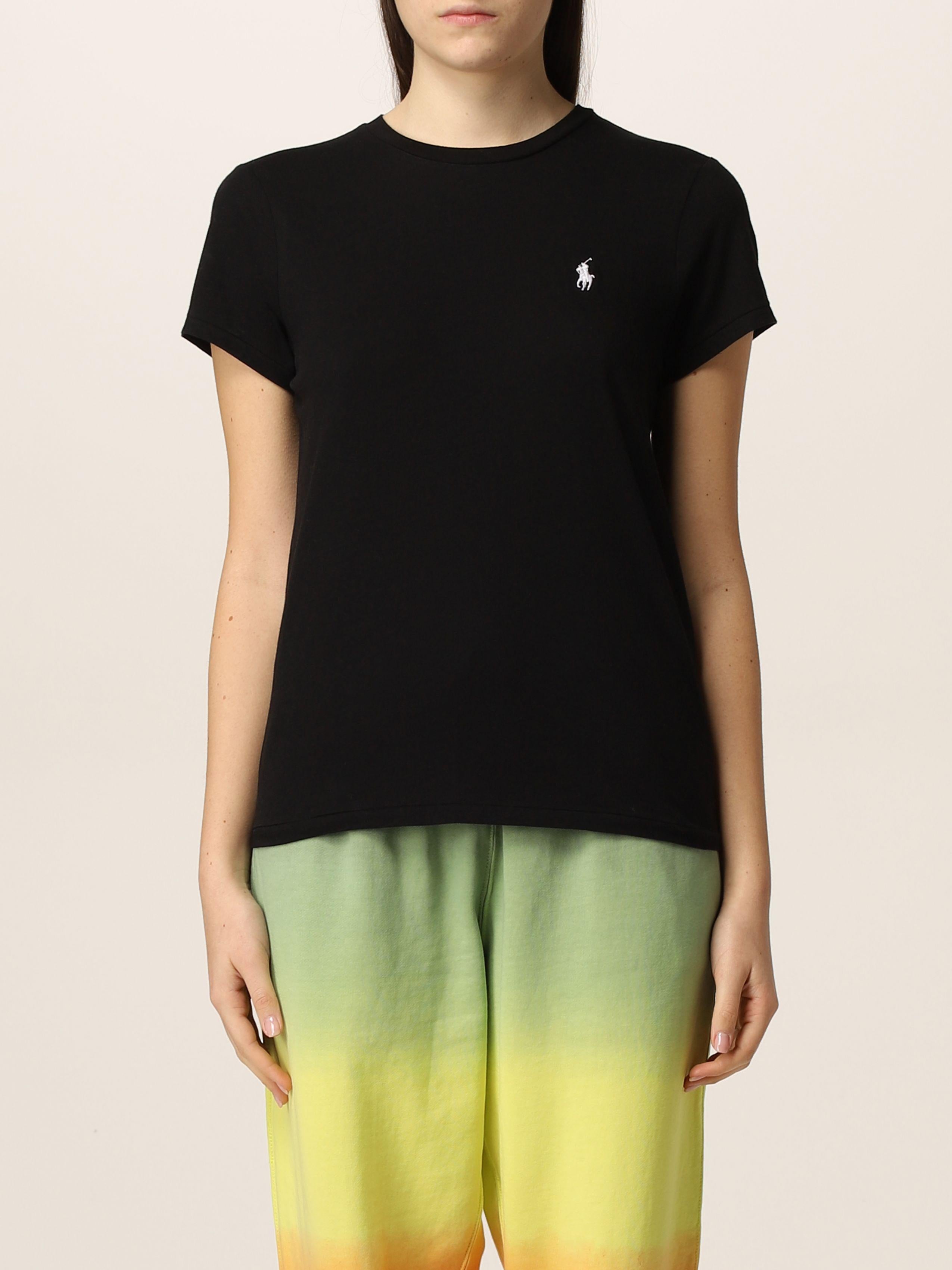 T-shirt con logo ricamato 211-847073 008 RALPH LAUREN POLO 