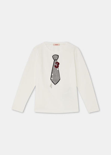 t-shirt con stampa GF5042J0088 M9700 LIU JO JUNIOR 