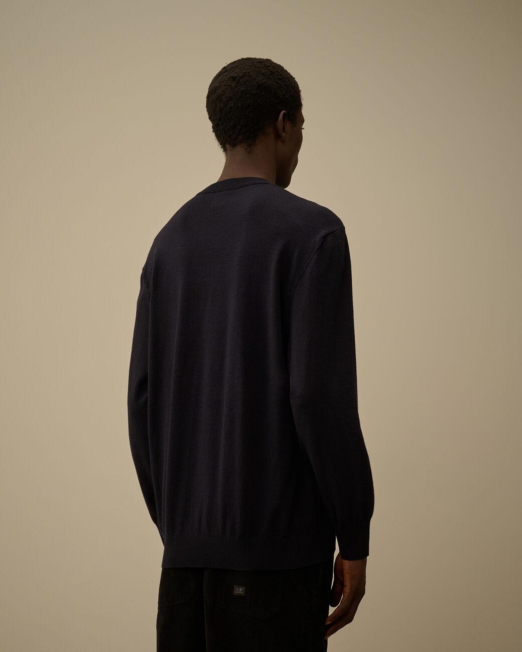 maglia extra fine in lana merino 19CMKN037A 005528A 888 CP COMPANY 