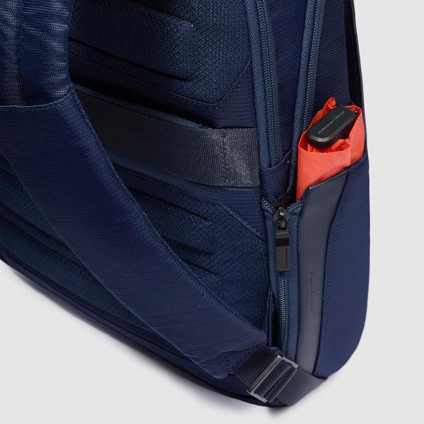 zaino con doppia zip CA6620S136 BLU PIQUADRO 