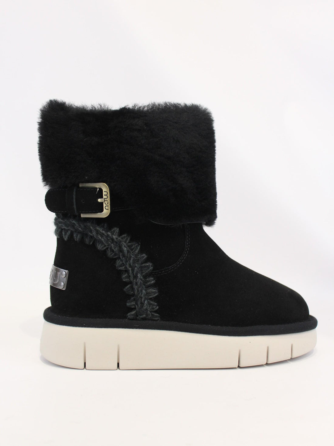 stivaletto eskimo fibbia MU.FW531036A BKBK MOU 