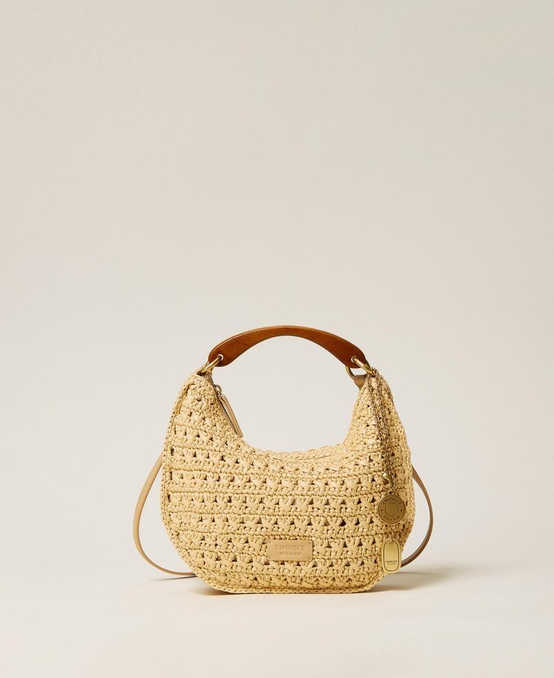 borsa croissant in rafia 261TB7381 00193 TWINSET 
