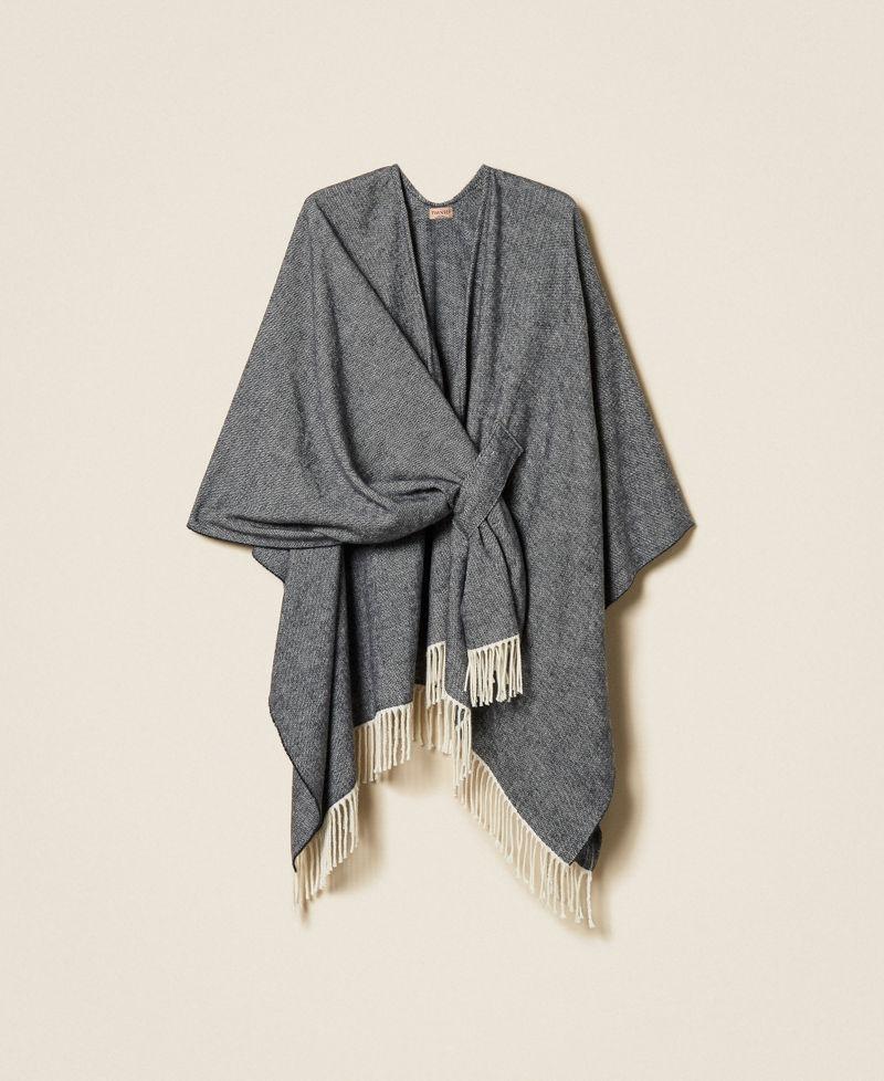 poncho in panno 252TO5040 11956 TWINSET 