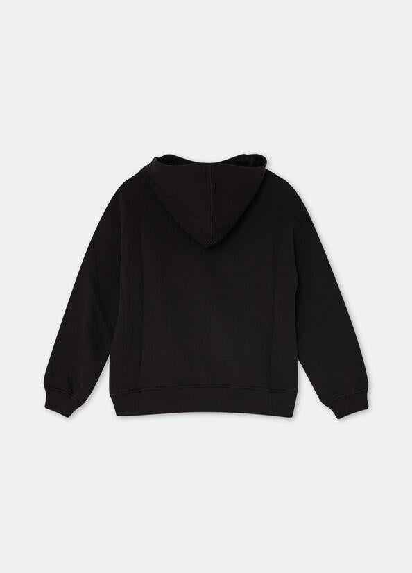 felpa con cappuccio e zip GF5146F0326 22222 LIU JO JUNIOR 