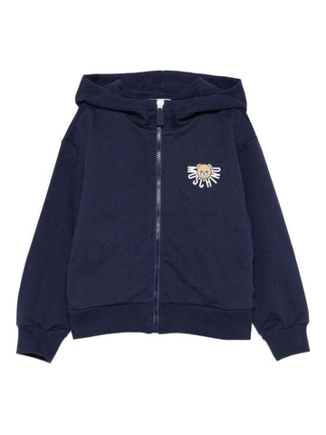 felpa full zip con orsetto HUF09ELCA40 40016 MOSCHINO KIDS 