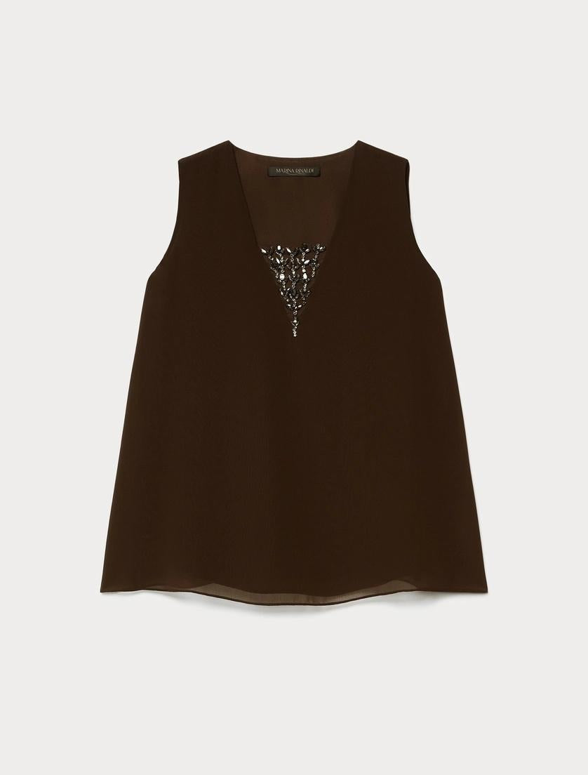 top in georgette MREARTE 003 MARINA RINALDI VOYAGE 