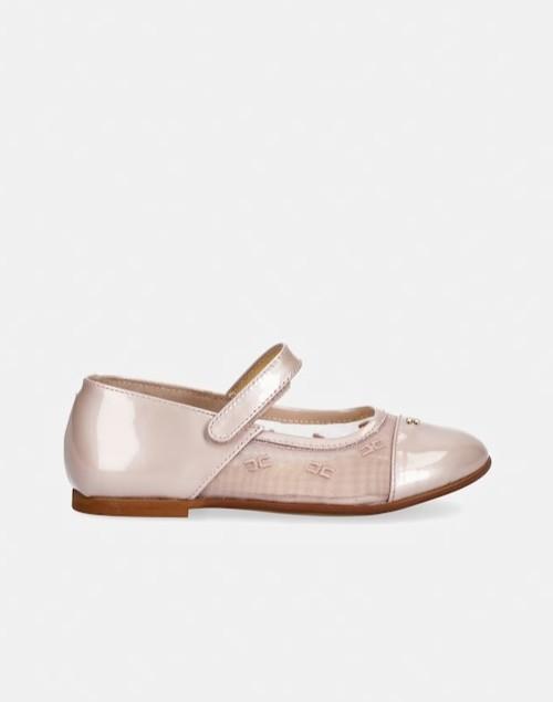 ballerina in pelle lucida F1A3E0474 ROSA ELISABETTA FRANCHI 