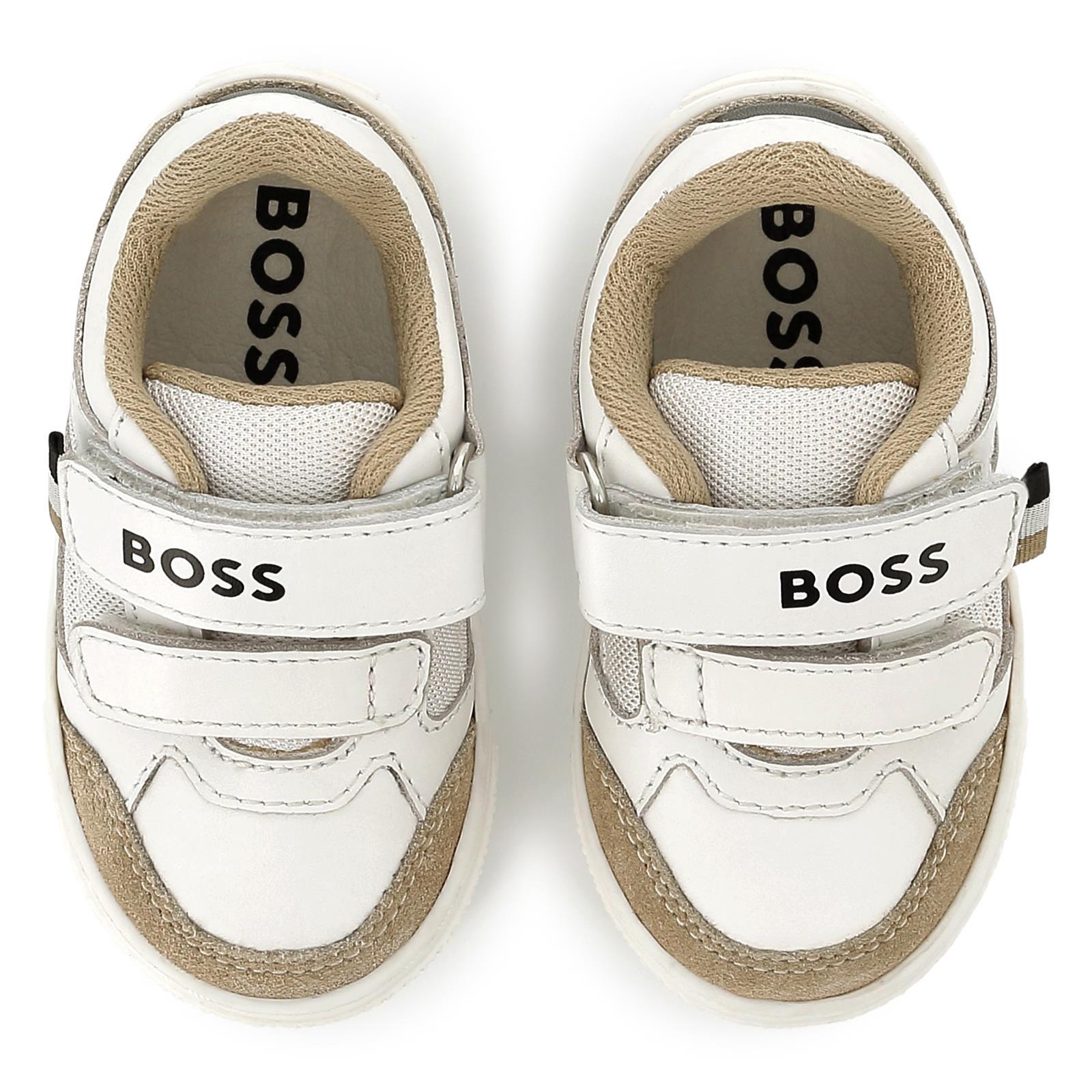Sneakers con strapp e logo J52163 10P BOSS 