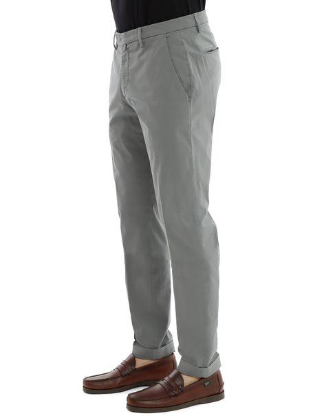 pantalone in raso elasticizzato BG03 325127 00040 BRIGLIA 