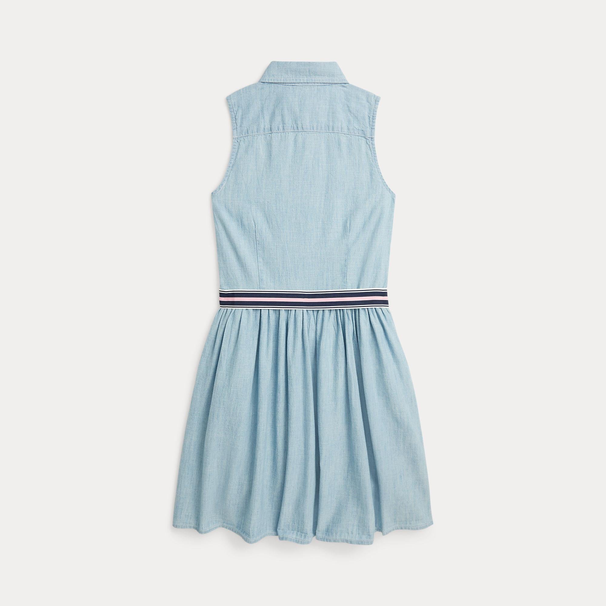 abito in chambray con cintura 313-934151 001 RALPH LAUREN POLO 