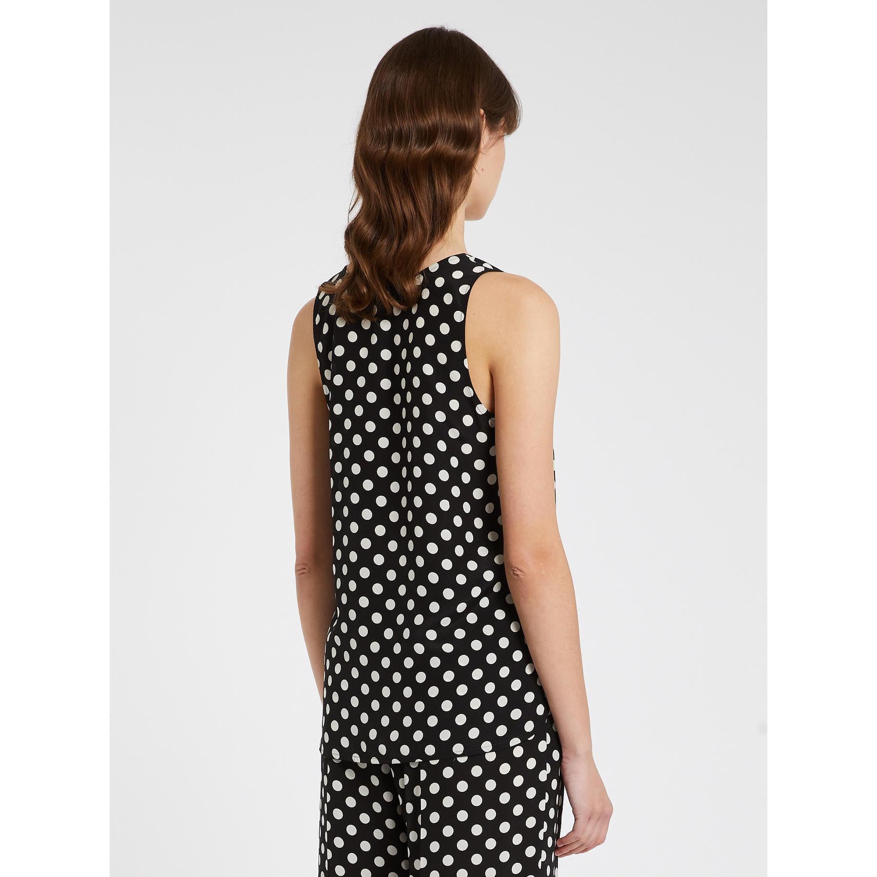 top in pura seta stampata CALIPSO 002 MARella 