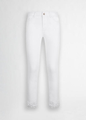 pantalone con ricami fondo WA5457T4033 M9603 liU JO 