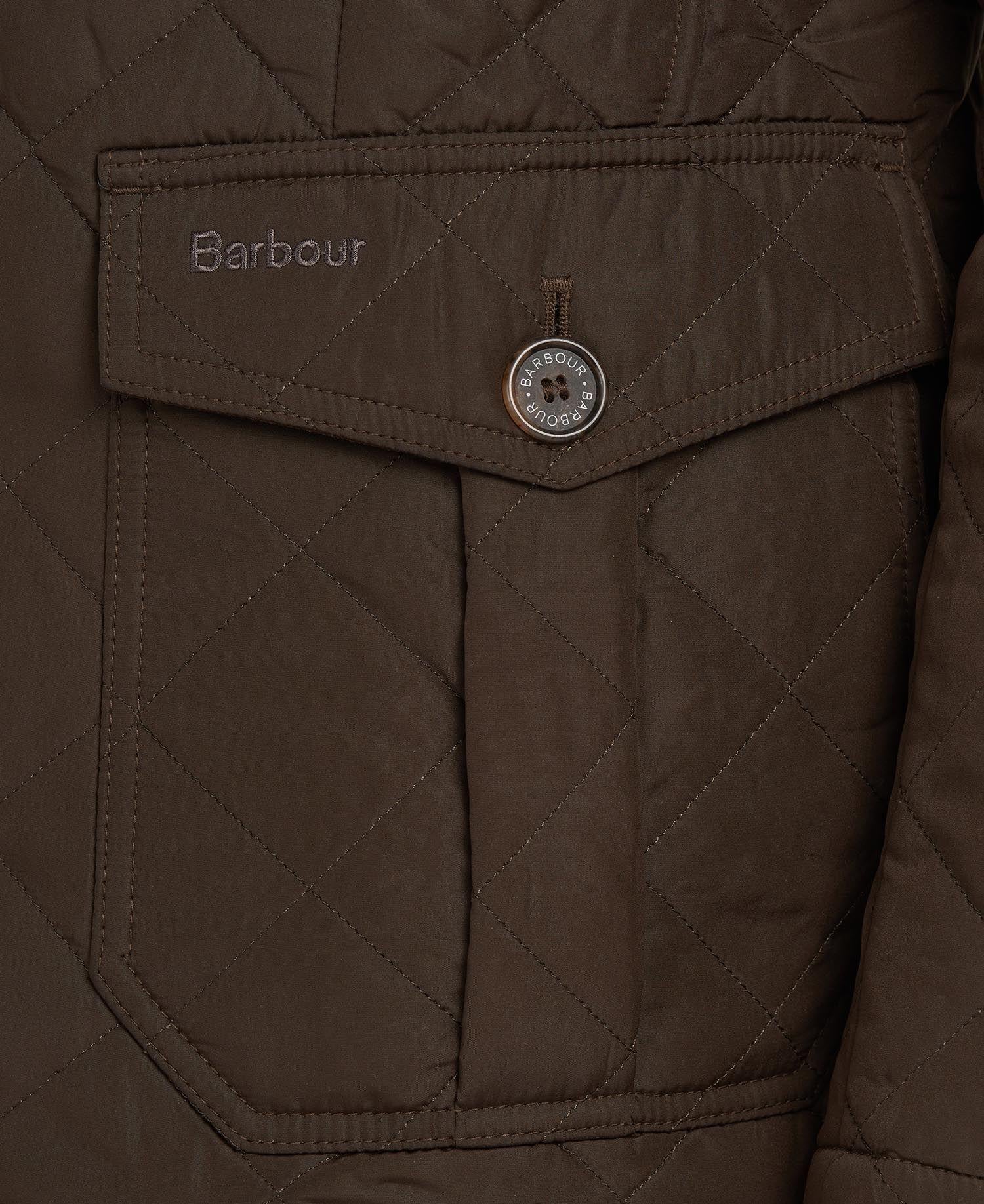 giacca trapuntata quilted lutz MQU0508 OLIVE BARBOUR 