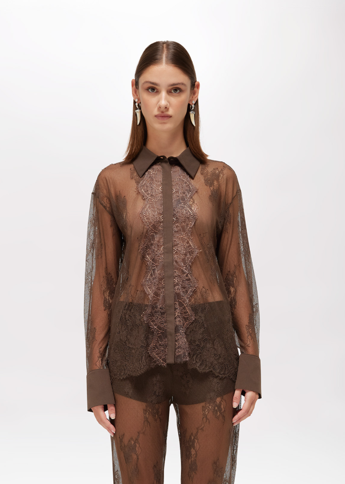 camicia in pizzo RA6155J3901 90913 Blugirl 