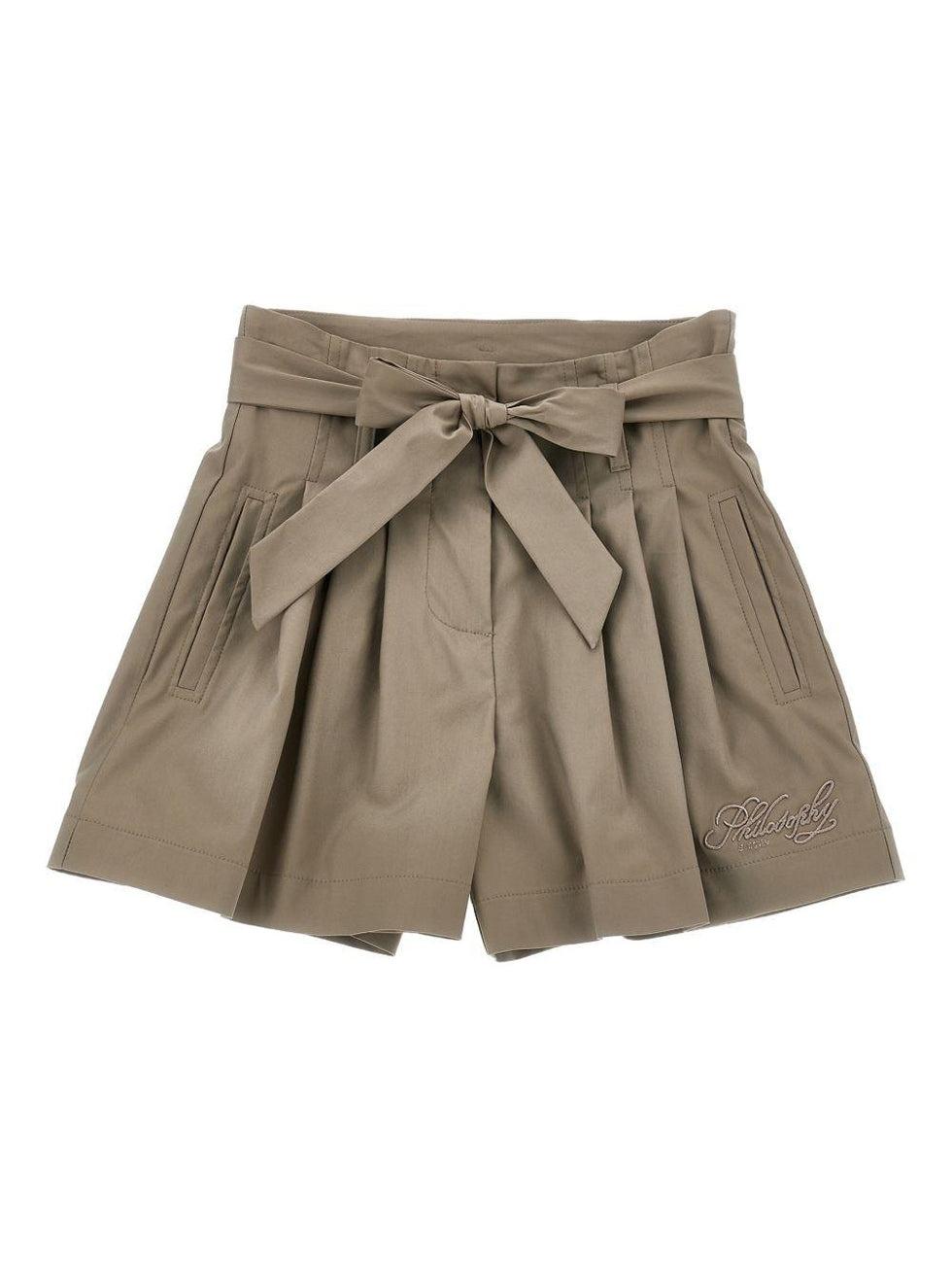 shorts con fiocco in vita I1G404 7301 0007 PHILOSOPHY 