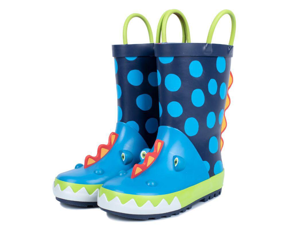 stivali anti pioggia draghetto BOOT 001-031 BLUE MR. TIGGLE 