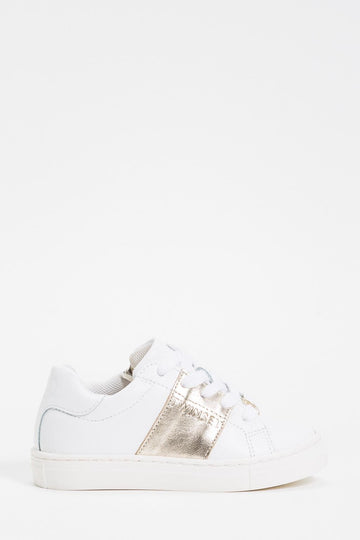 sneakers con inserto oro 251GCB010 12173 TWINSET GIRL 